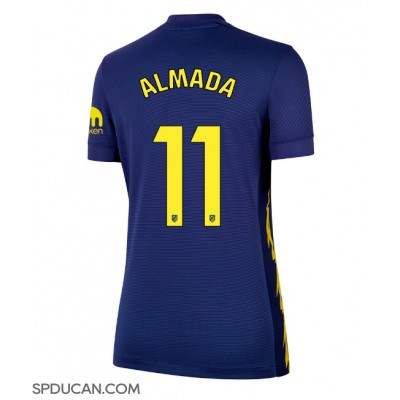 Zenski Nogometni Dres Atletico Madrid Thiago Almada #11 Gostujuci 2025-26 Kratak Rukav Zenski Nogometni Dres Atletico Madrid Thiago Almada #11 Gostujuci 2025-26 Kratak Rukav